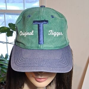 Vintage Disney Embroidered Tigger Blue/Green Baseball Cap With Adjustable Strap